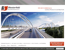 Tablet Screenshot of biesterfeldpolychem.com